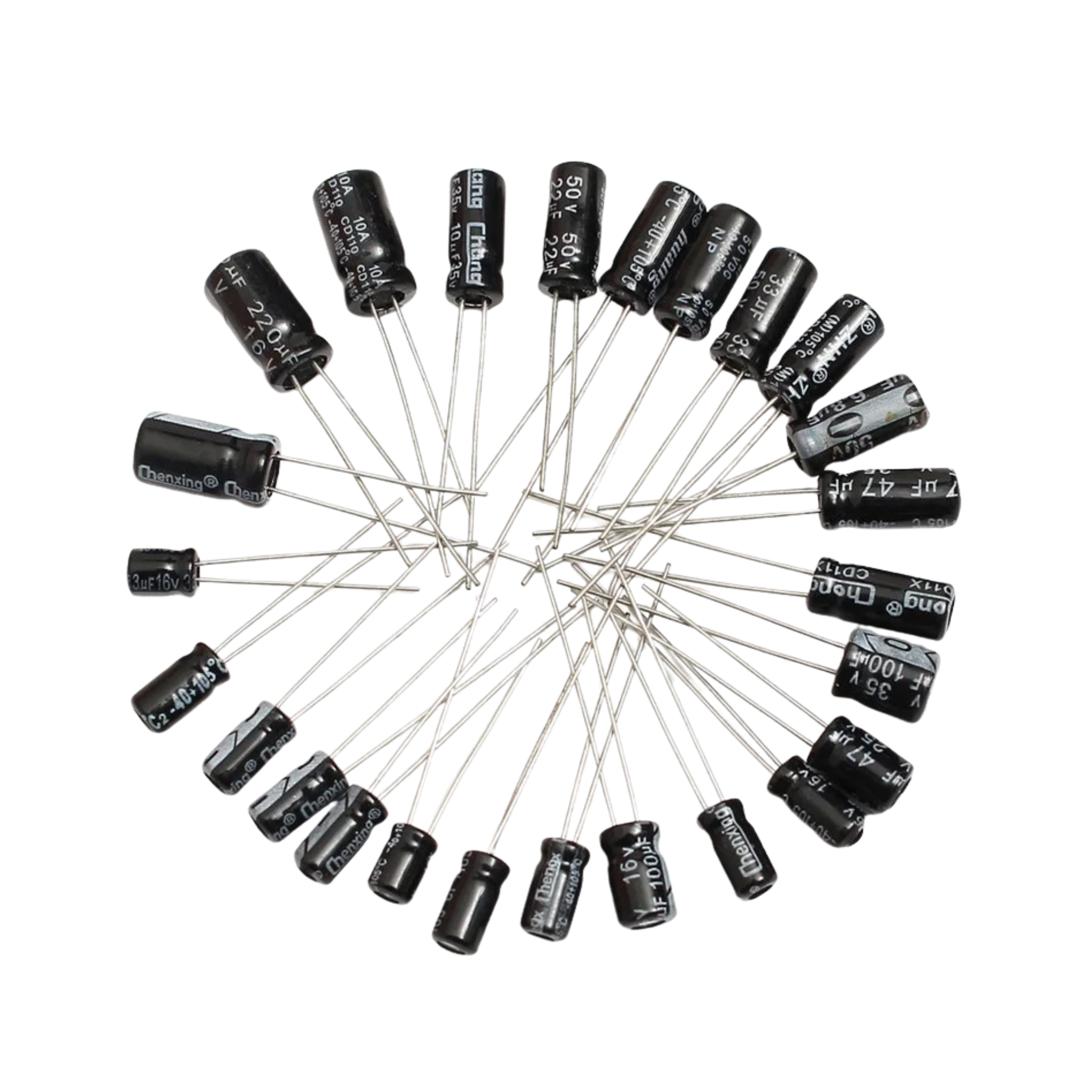 16V Aluminum Electrolytic Capacitor  - 100µF