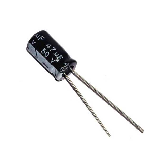 47uF 50V Aluminum Electrolytic Capacitor