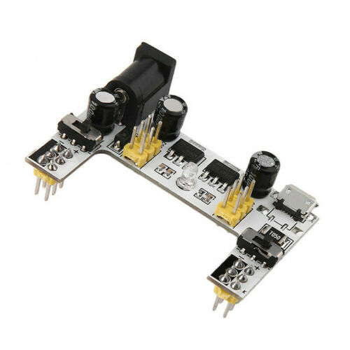 Breadboard power supply with MicroUSB