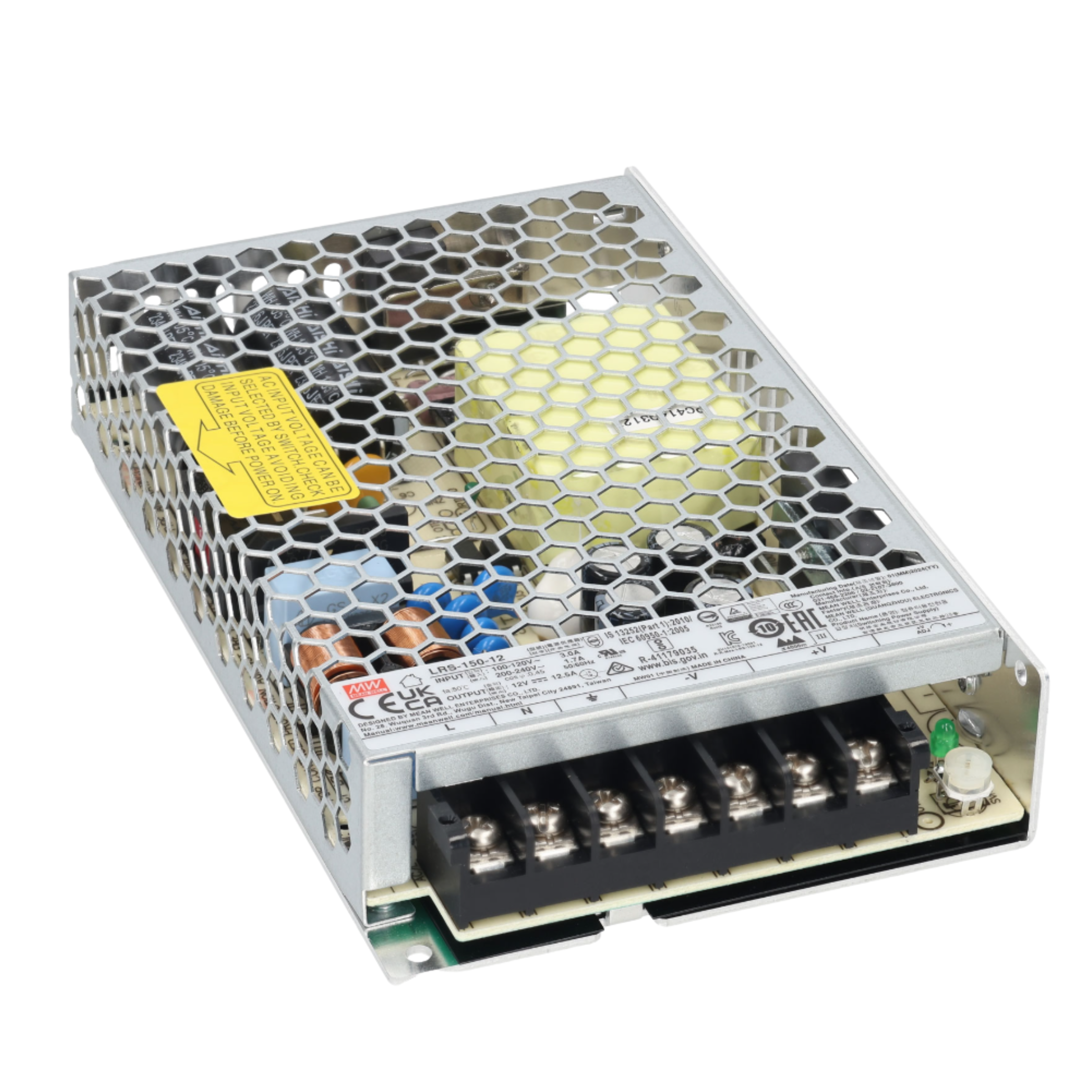 MeanWell LRS-150-12 12V 10A Power Supply Unit (PSU)