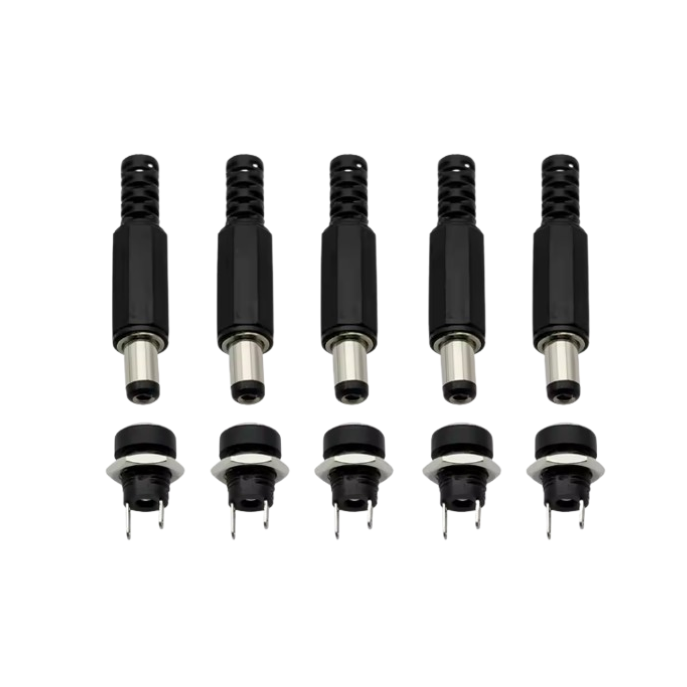 5.5×2.1mm DC Power Male Female Socket Adapter