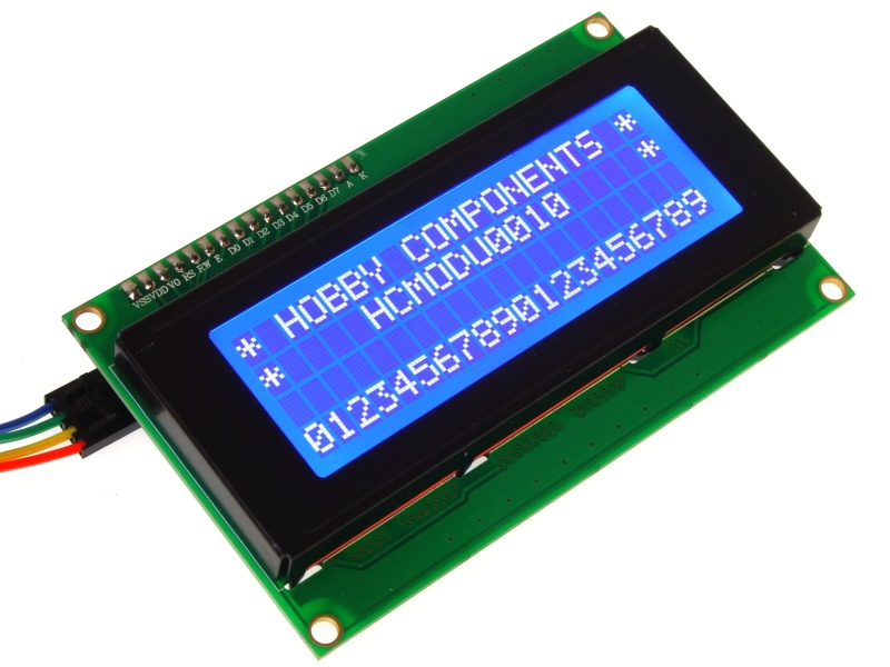 20x4 LCD display