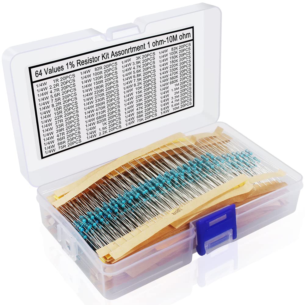 Resistor kit 1/4w 600PCS KIT