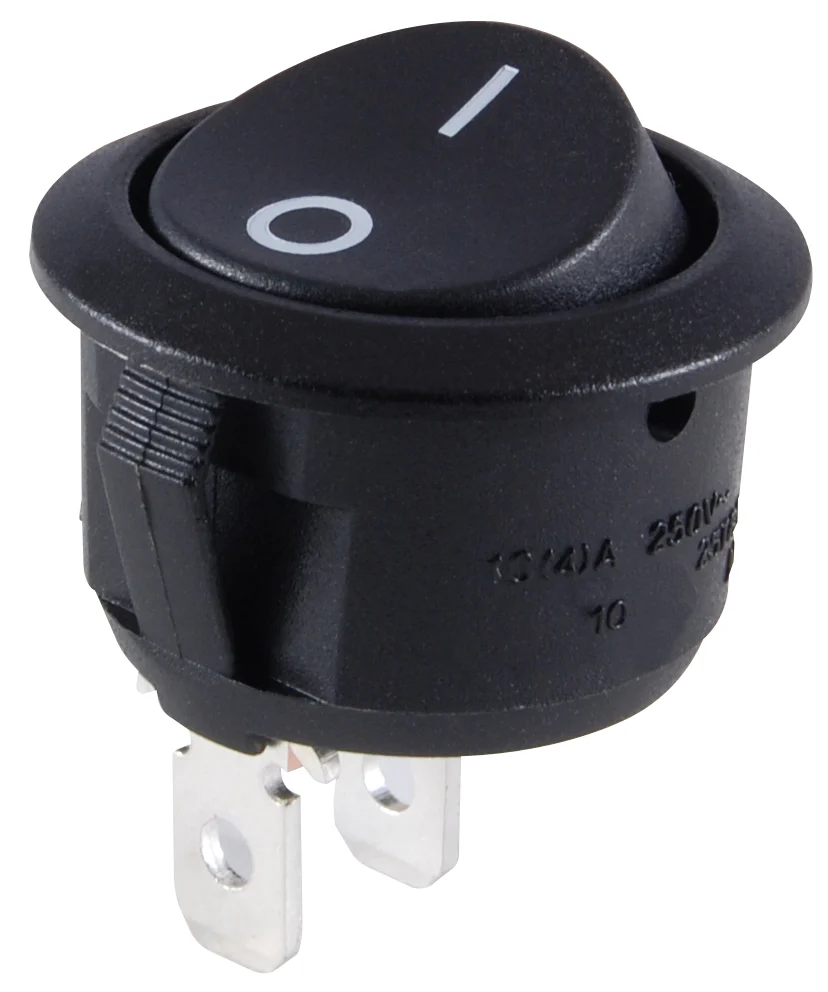 Round SPST Snap-in Switch