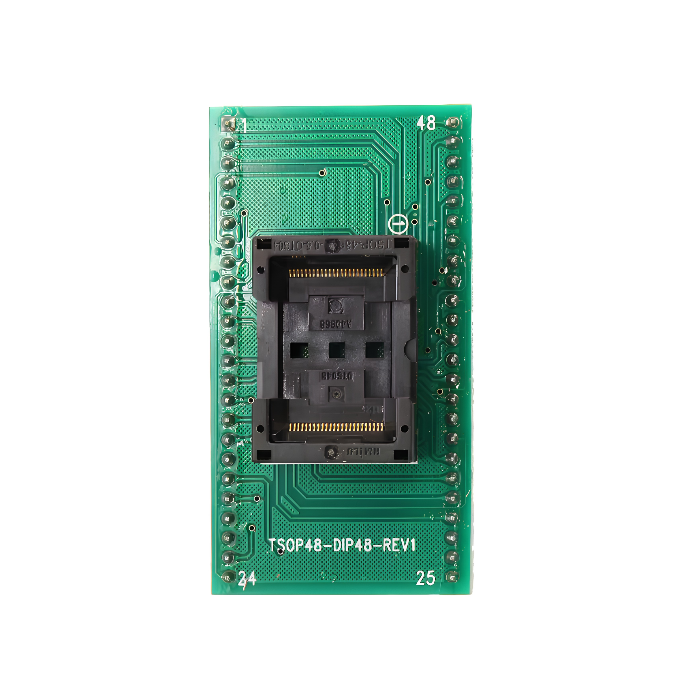 TSOP48 to DIP48 ZIF Programming Adapter