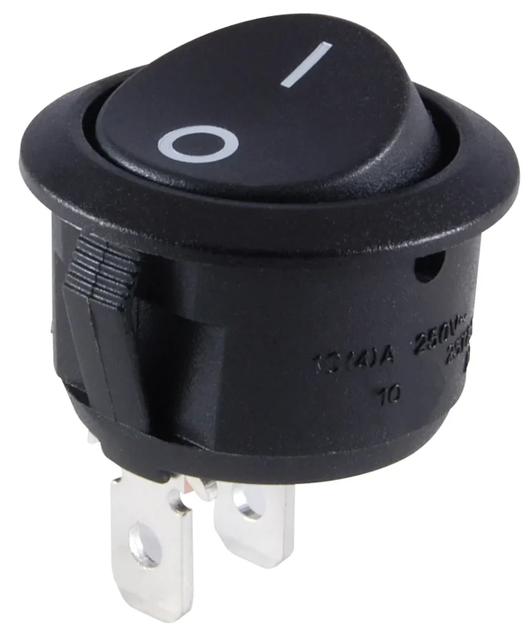 Round SPST Snap-in Switch