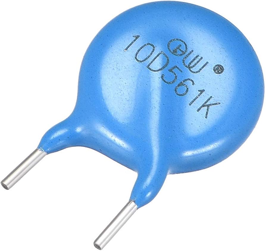 10D561K Varistor – 560V, 10mm, Surge Protection