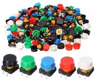 Momentary Tact Tactile Push Button with  Cap