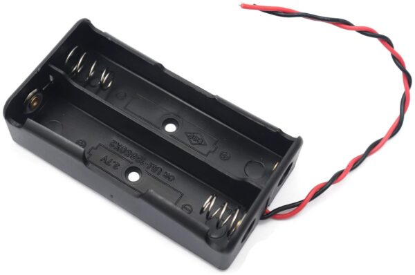 18650 3.7v battery holder double