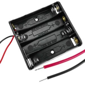 1.5V Battery Holder for 4×AAA Batteries