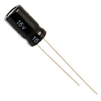 100µF 16V Aluminum Electrolytic Capacitor