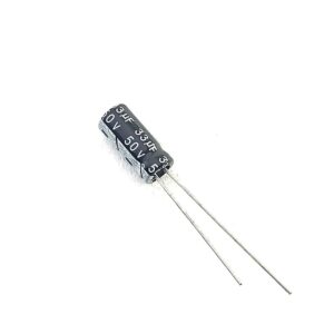 33uF 50V Electrolytic Capacitor